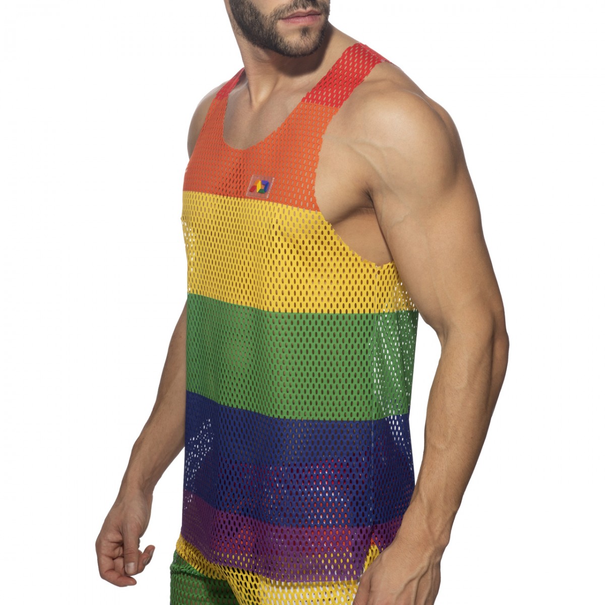MESH RAINBOW TANK TOP