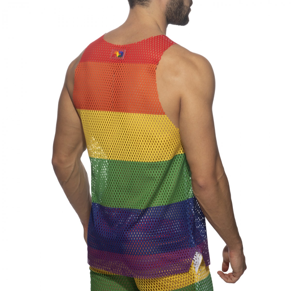 MESH RAINBOW TANK TOP