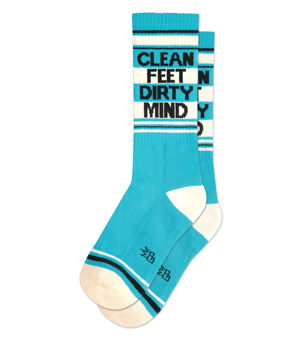 CLEAN FEET DIRTY MIND CREW SOCKS