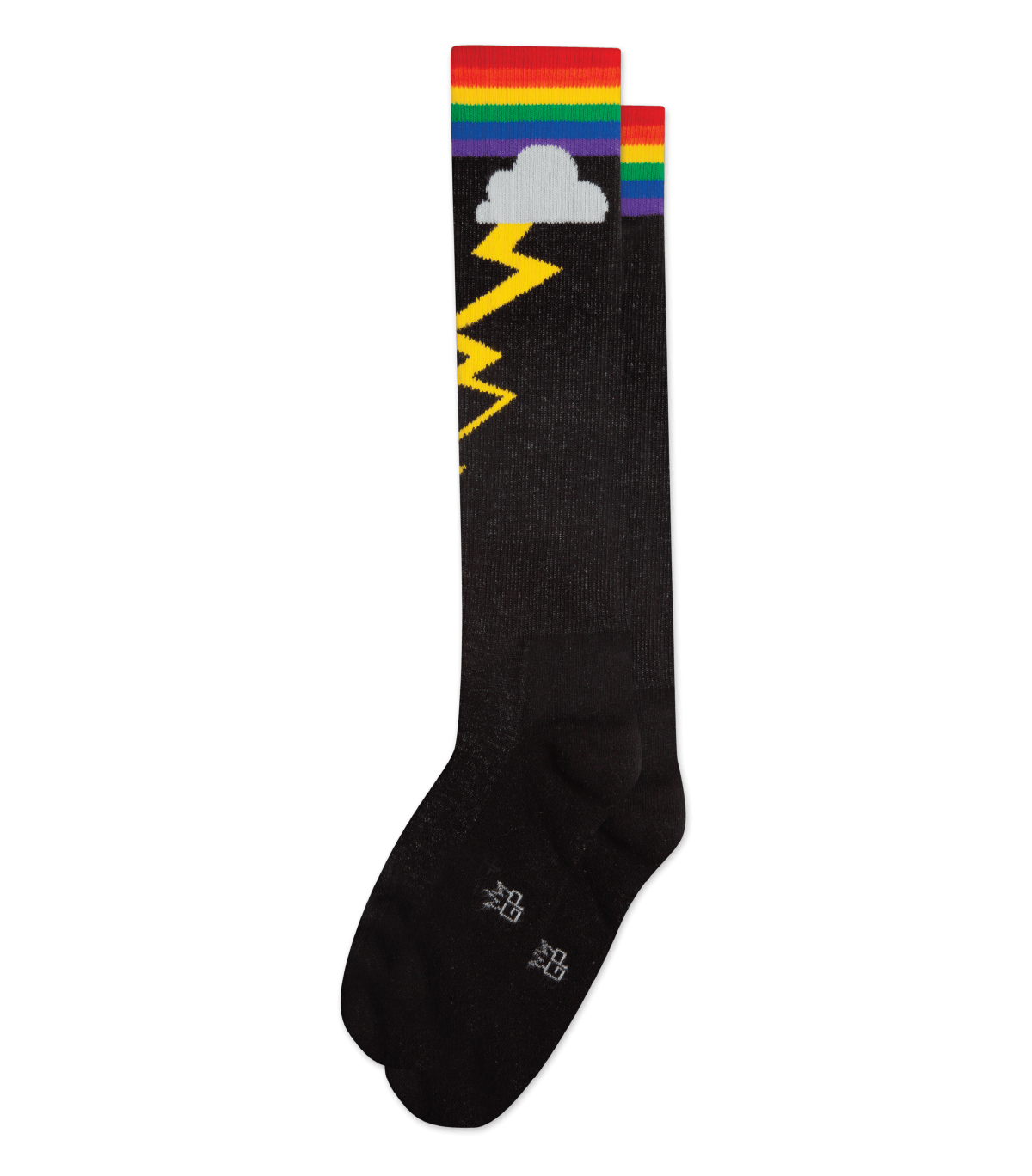 RAINBOW STORM KNEE HIGH SOCKS