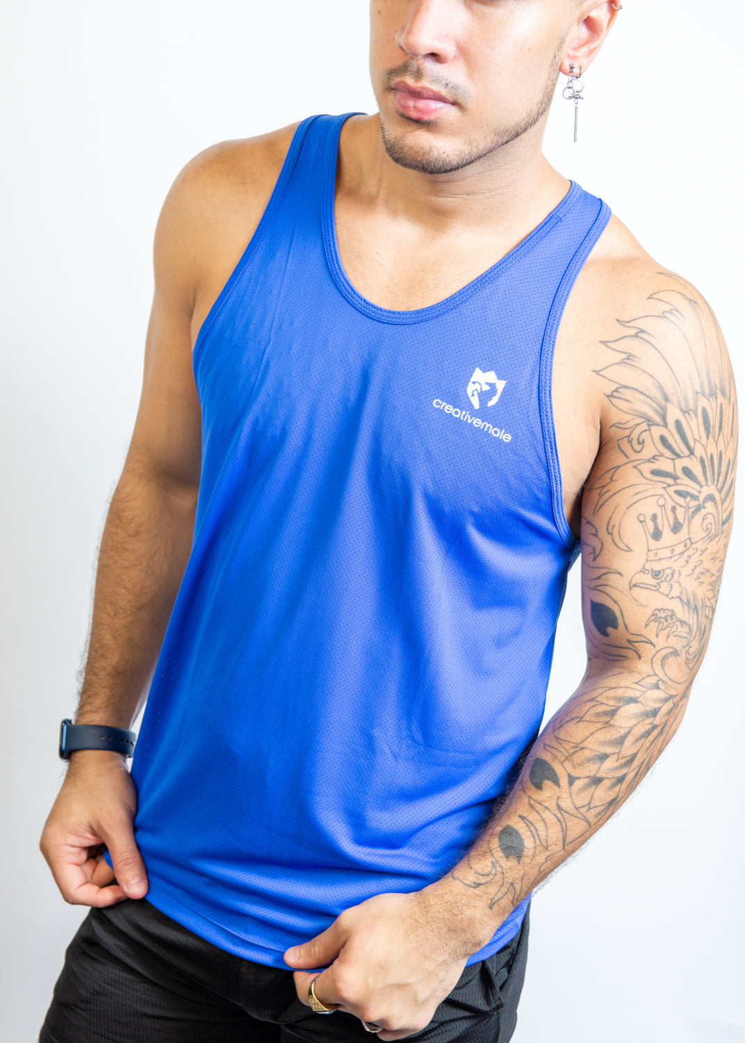 CREATIVE MALE GYM TANK - 3 Colors to Choose